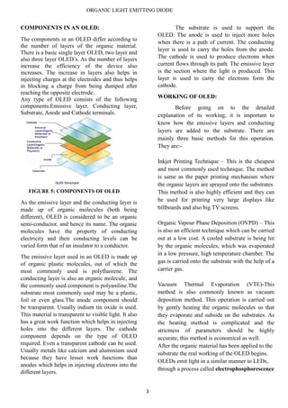 Organic light emitting diode | PDF