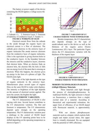 Organic light emitting diode | PDF