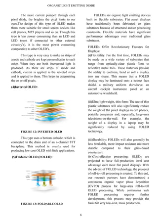 Organic light emitting diode | PDF