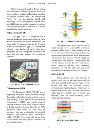 Organic light emitting diode | PDF