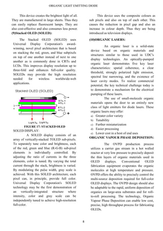 Organic light emitting diode | PDF