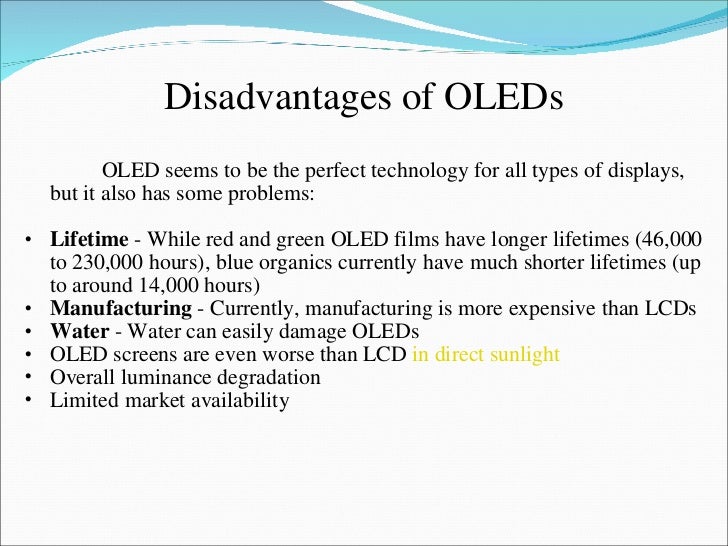 Organic Light Emitting Diode