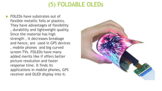 Comprehensive Overview of Organic Light Emitting Diodes (OLED ...
