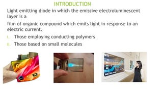 Comprehensive Overview of Organic Light Emitting Diodes (OLED ...
