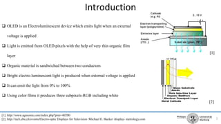 Organic light emitting diode (oled) | PDF