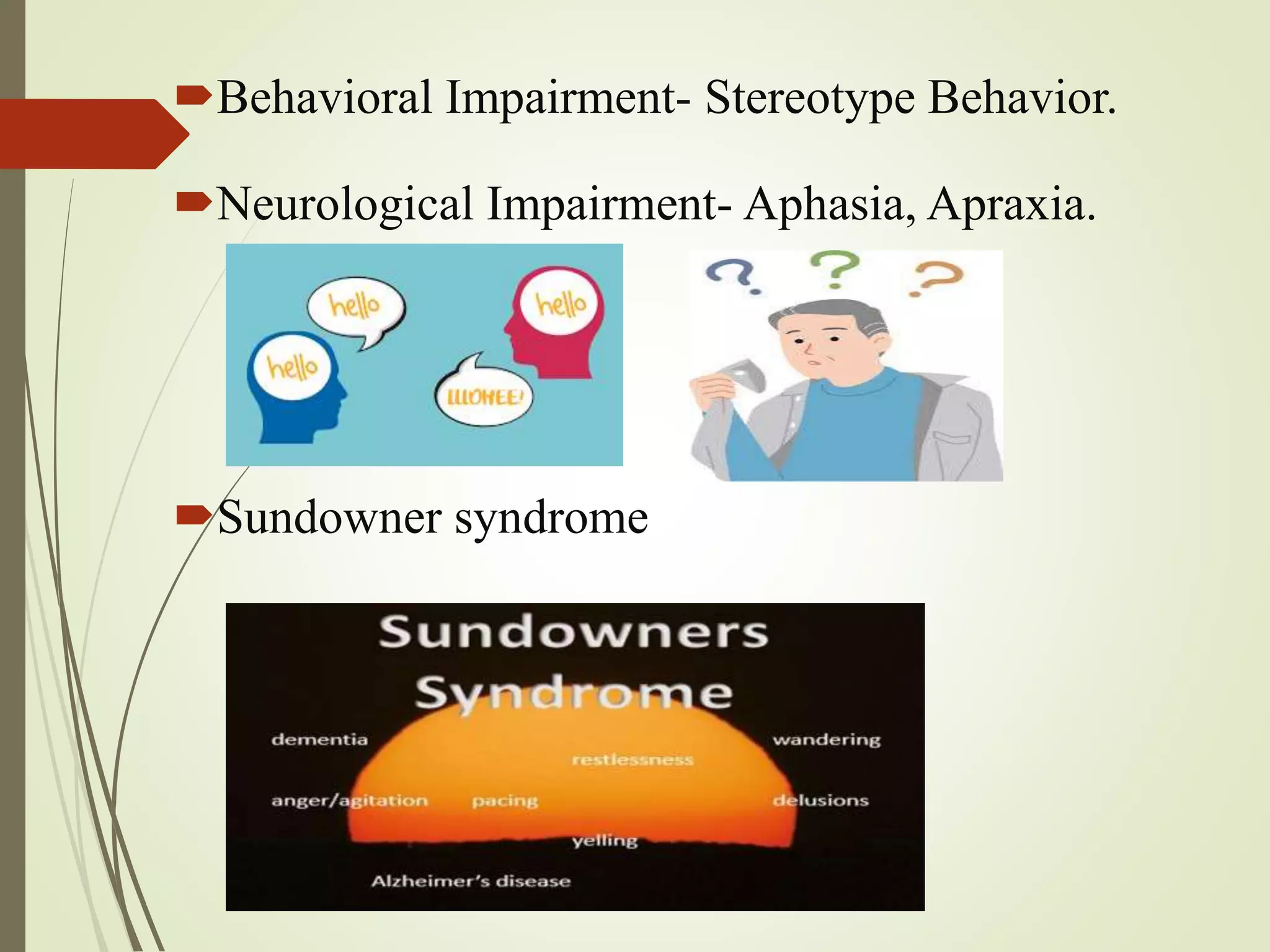 Organic mental disorder PPT