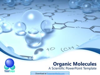 Organic Molecules A Scientific PowerPoint Template 