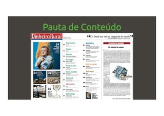 Pauta de Conteúdo
 