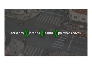 personas jornada pauta palavras chaves
 