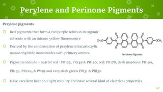 Organic pigments | PDF