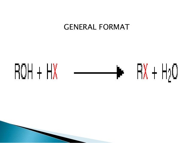 Conversion Of Alcohols To Halide