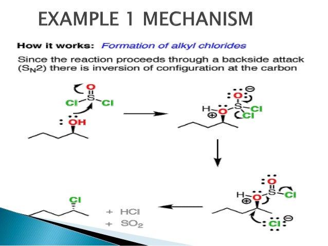 Conversion Of Alcohols To Halide