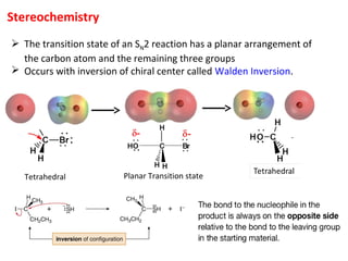 Sn2 Inversion Organic reaction mechanism | PPT