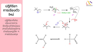 ปฏิกิริยำ
กำรเรียงตัว
ใหม่
ปฏิกิริยาที่เกิด
เนื่องจากการ
จัดเรียงตัวใหม่ของ
สารตั้งต้นโดยมีการ
ถ่ายโอนหมู่เล็ก ๆ
ภายในโมเลกุล
 