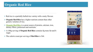 Organic Rice Products | PPTX