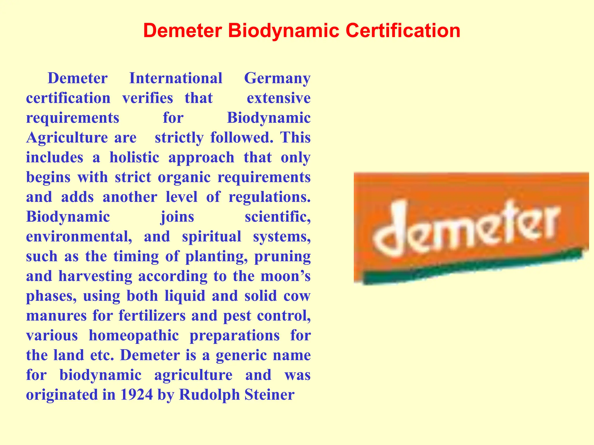 Demeter Standard Organic standards and certification.pptx