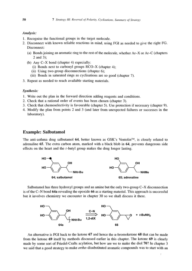 Organic synthesis the disconnection approach by stuart warren