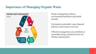 Organic Waste And Their Use For Production Of Biogas And Manures.pptx