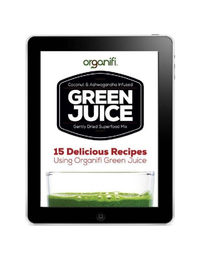 Organifi green juice recipe book free download