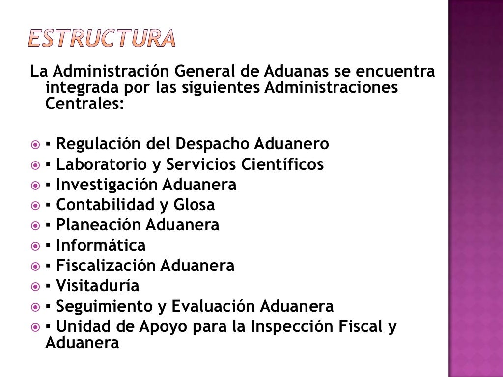 Administracion General de Aduanas! Administracion General de Aduanas!