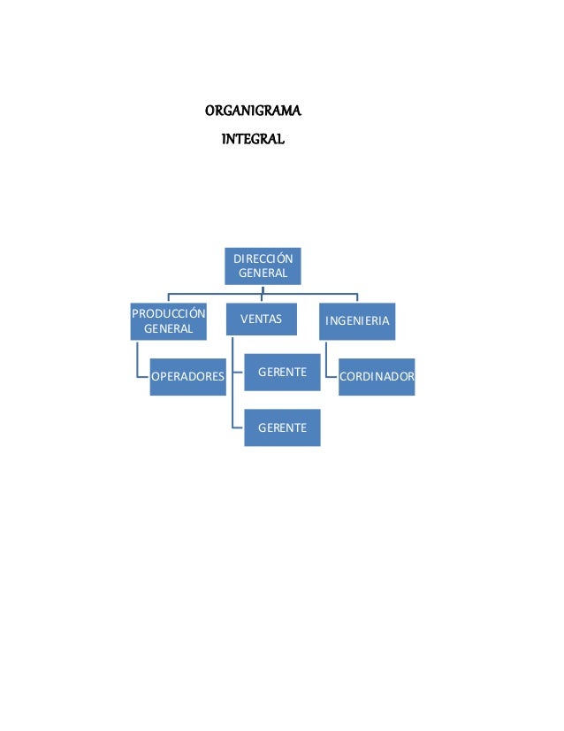 Organigrama integral