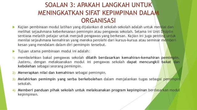 Organisasi dan kepimpinan