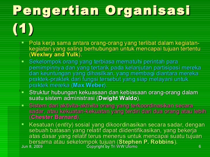 Organisasi Manajemen Pemerintahan