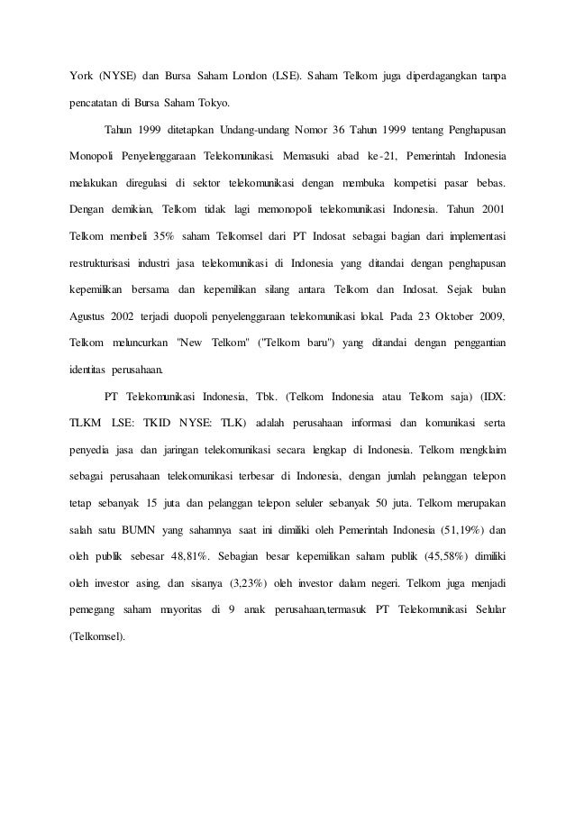 Organisasi Perusahaan Pt Telkom