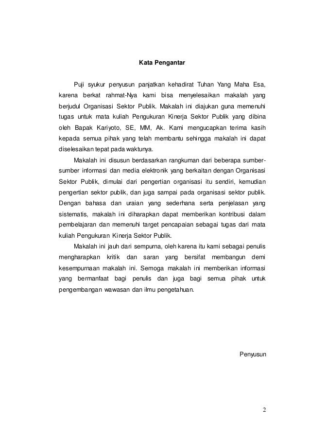 Organisasi Sektor Publik