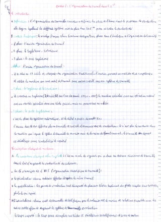 Organisation 1ére année lycée