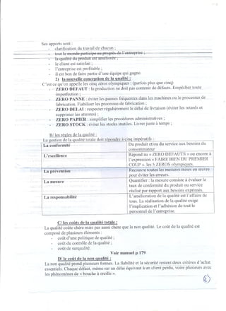 Organisation 1ére année lycée