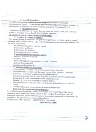 Organisation 1ére année lycée