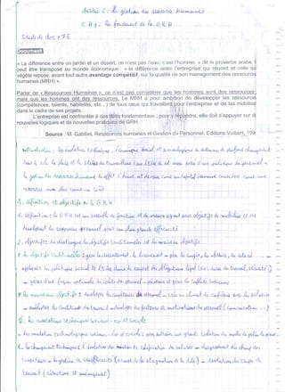 Organisation 2éme année lycée