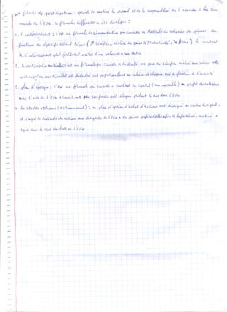 Organisation 2éme année lycée