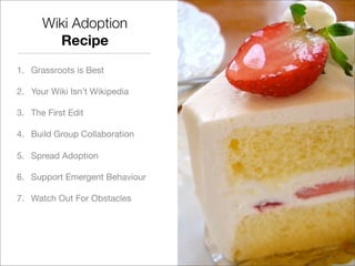 Organisational Wiki Adoption