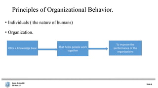 Organisational behavior | PPT