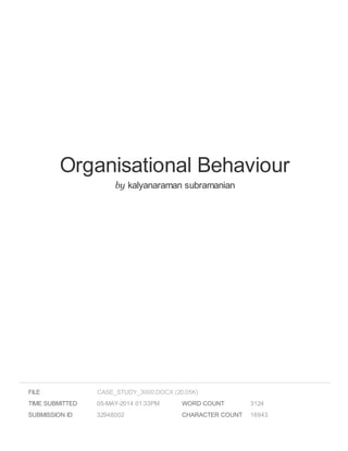 Organisational Behaviour
by kalyanaraman subramanian
FILE
TIME SUBMITTED 05-MAY-2014 01:33PM
SUBMISSION ID 32948002
WORD COUNT 3124
CHARACTER COUNT 16943
CASE_STUDY_3000.DOCX (20.05K)
 