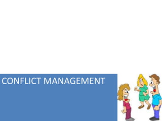 CONFLICT MANAGEMENT
 