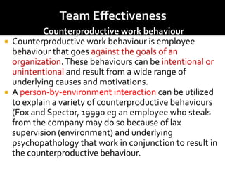 Organisational Psychology. By Theresa Lowry-Lehnen. Lecturer of ...