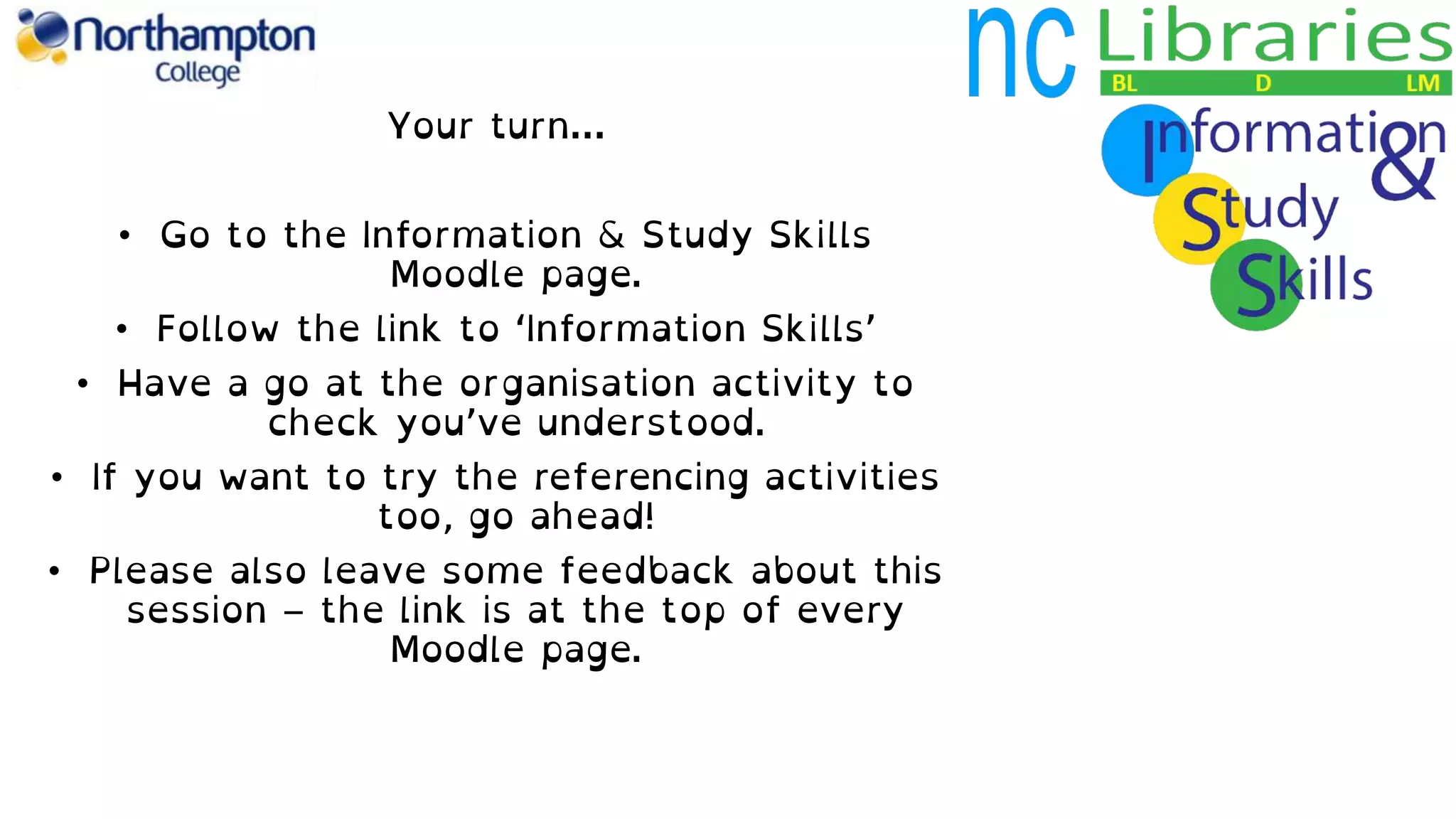 Organisational Skills | PPT