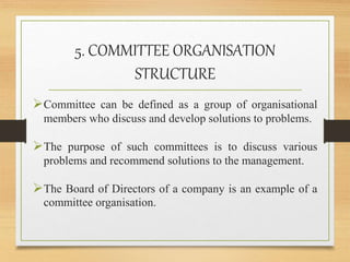 Organisational structure