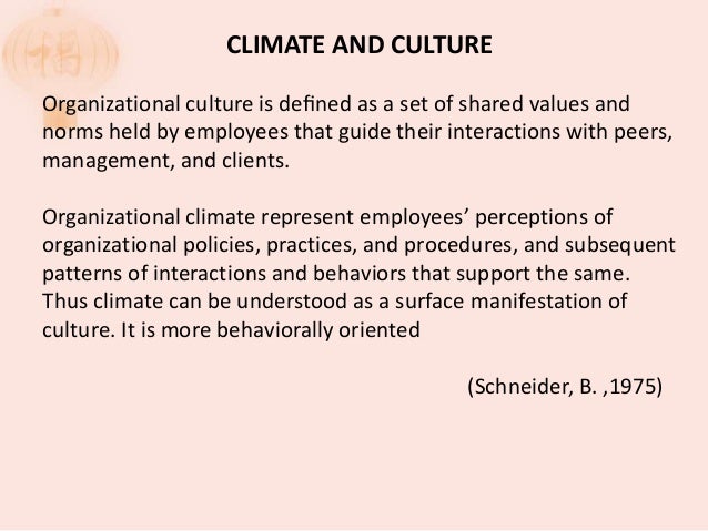 Literature review on organisational climate