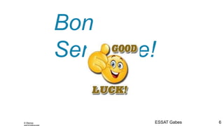 Bon
Semestre!
ESSAT Gabes 6
© Marwa
 