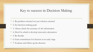 Comprehensive Guide to Effective Managerial Decision Making Processes ...