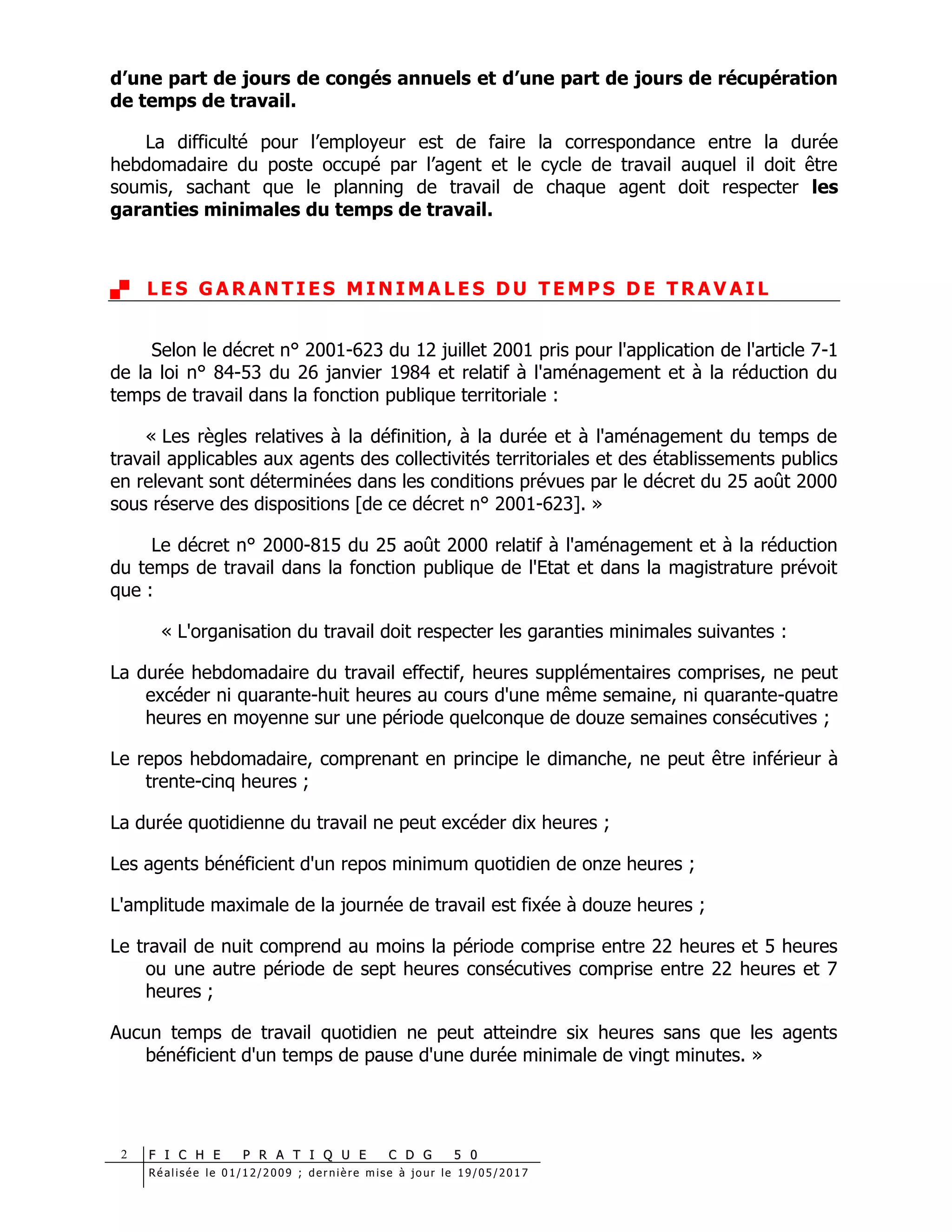 Simulateur Annualisation Temps De Travail Fonction Publique Territoriale 2021 Organisation du temps de travail des agents territoriaux intervenant …