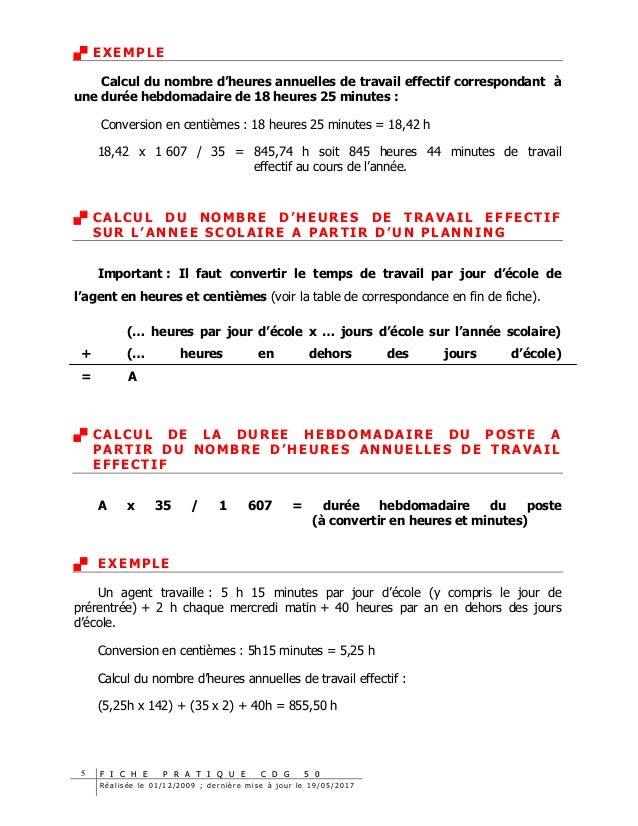 Organisation Du Temps De Travail Des Agents Territoriaux