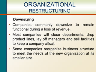 Organisation restructring ppt | PPTX