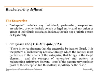 Meaning racketeering What Is