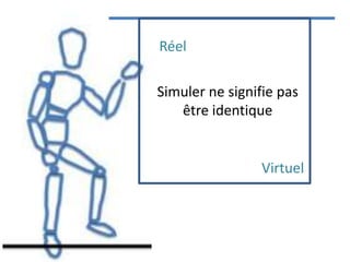 Simuler numériquement l’activité du réel par instrumentation d’un outil logiciel
Groupe d’étudiants
Enseignant Community manager
Service administratif
Virtuel
Réel
 