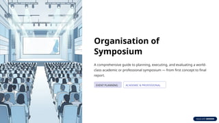 Symposium Outline Example Comprehensive Guide to Organizing Academic and Professional Symposiums ...